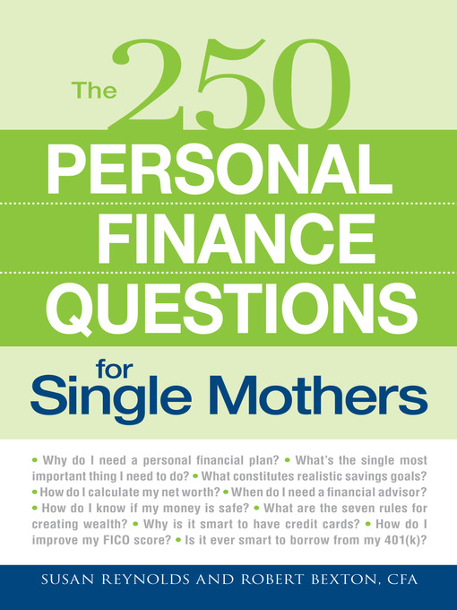 Title details for 250 Personal Finance Questions for Single Mothers by Susan Reynolds - Wait list